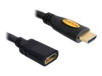 Predlžovací kábel HDMI - HDMI s pinmi (male) do HDMI so zdierkami (female) - 1 m