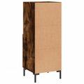 vidaXL Komoda dymový dub 34,5x34x90 cm spracované drevo