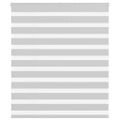vidaXL Zebra roleta svetlosivá 120x150cm šírka látky 115,9cm polyester
