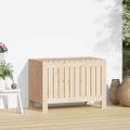 vidaXL Záhradný úložný box 76x42,5x54 cm masívna borovica