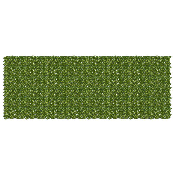 vidaXL Balkónový plôtik s listami Zelená a žltá 400 x 150 cm