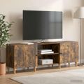 vidaXL TV skrinka 150 x 31 x 50 cm Dymový dub Kompozitné drevo