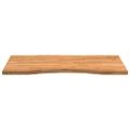 vidaXL Stolová doska bledohnedá 80x50x2,5 cm dubový masív obdĺžnikový