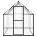 vidaXL Skleník s podkladovým rámom antracitový 224x169x195 cm hliník