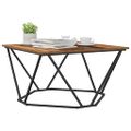 vidaXL Konferenčný stolík Staré drevo 80 x 80 x 45 cm