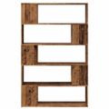 vidaXL skrinka na knihy/priehradka Old Wood 100x24x155 cm