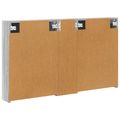 vidaXL Set kabinetov do kúpeľne 3 ks 120 x 14,5 x 70 cm