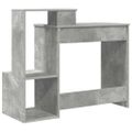 vidaXL Stôl Betónová šedá 106 x 41 x 88.5 cm Kompozitné drevo