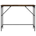 vidaXL Konzolový stolík dymový dub 100x32x75 cm kompozitné drevo