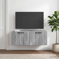 vidaXL Nástenná TV skrinka Nástenný Sivá sonoma 78,5 x 31 x 30 cm