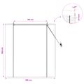 vidaXL Roleta Hnedá 160 x 160 cm Bambus