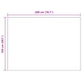 vidaXL Prikrývky na hodenie 6 ks Sivá 150 x 200 cm 4.68 kg Flís