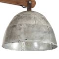 vidaXL Závesná lampa 25 W starožitná strieborná 105x30x65-108cm E27