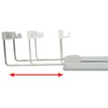 vidaXL Akváriová LED lampa 120-130 cm, hliník, IP67