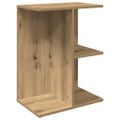 vidaXL Nočné stolíky 2 ks dub artisan 46,5x29x61 cm kompozitné drevo