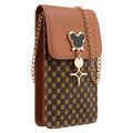 Phone bag mouse 19*12*2 cm brown