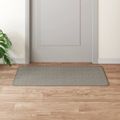 vidaXL Behúň na koberce sisalový vzhľad strieborný 50x100 cm