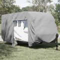 vidaXL Poťah na karavan sivý 550x250x220 cm netkaná textília