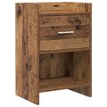 vidaXL Nočné stolíky Staré drevo 40 x 30 x 60 cm Kompozitné drevo