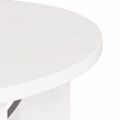 vidaXL Konferenčný stolík Biela 50 x 50 x 35 cm Borovicový masív