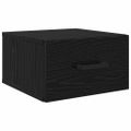 vidaXL Nočný stolík Čierny dub 35 x 35 x 20 cm Kompozitné drevo
