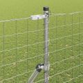 vidaXL Zemný fix pre vonkajší europlot 10 x 1,6 m Pozinkovaná oceľ