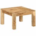 vidaXL Konferenčný stolík 55x55x35 cm masívne mangovníkové drevo