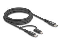 USB kábel 2 v 1 USB Type-C na USB Type