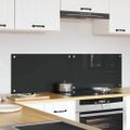 vidaXL Kuchynský obklad 2 ks Tmavo šedá 70 x 40 cm tvrdené sklo