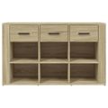 vidaXL Komoda dub sonoma 100x30x59,5 cm spracované drevo