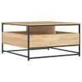 vidaXL Konferenčný stolík dub sonoma 80x80x45 cm kompozitné drevo
