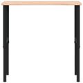 vidaXL Pracovný stôl 100x(55-60)x(71,5-98) cm masívny buk