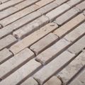vidaXL Mozaikové dlaždice Krémová 30 x 30 cm Mramor