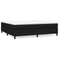 vidaXL Posteľný rám s boxspringom čierny 200x200 cm látka
