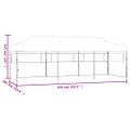 vidaXL Skladací párty stan s 5 bočnými stenami 870x291x315 cm antracitový