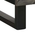 vidaXL Komoda 60x33x75 cm čierna masívne mangovníkové drevo