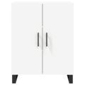vidaXL Komoda biela 69,5x34x90 cm kompozitné drevo
