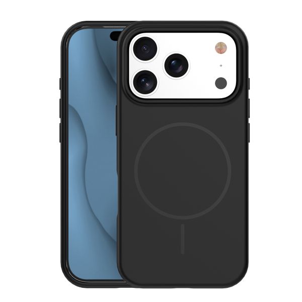 Silikónové Thin Mag puzdro pre iPhone 17 Pro Max 6,9" / 18 Pro Max 6,9" čierne