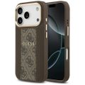 Guess puzdro na iPhone 17 Pro HC MAGSAFE PU S 4G PU PRUH hnedé