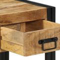 vidaXL Nočné stolíky 2 ks 40x40x50 cm masívne surové drevo mango