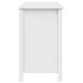 vidaXL Stôl s priehradkami HILL Biela 100 x 45 x 74 cm