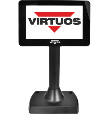 7'' LCD farebný zákaznícky displej Virtuos SD700F, USB, čierny