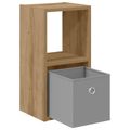 vidaXL Nočný stolík 2 ks Remeselný dub 25,5 x 22 x 49,5 cm
