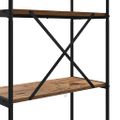 vidaXL Regál na knihy 4 úrovní 80 x 30 x 146 cm Kompozitné drevo