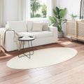 vidaXL Koberec HUARTE Krémová 100 x 200 cm 100% polyester