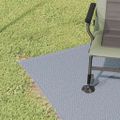 vidaXL Koberec do stanu Modrá a šedá 400 x 250 cm Polyetylén