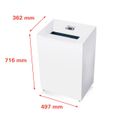 skartovač HSM Pure 530 / 1,9 x 15 / 4 / 9 - 11 listov/ 300 / 80l / nonstop / cross