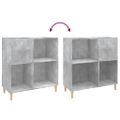 vidaXL Skrinka na platne betónovosivá 84,5x38x89 cm kompozitné drevo