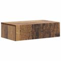 vidaXL Nástenný bočný stôl 59 x 34,5 x 17 cm Kompozitné drevo