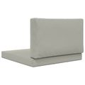 vidaXL Vankúš na vonkajšiu pohovku Polyester Sivá 80 x 80 cm